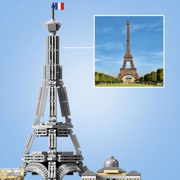 Конструктор LEGO Architecture Париж, 649 деталей, 12+ photo 8