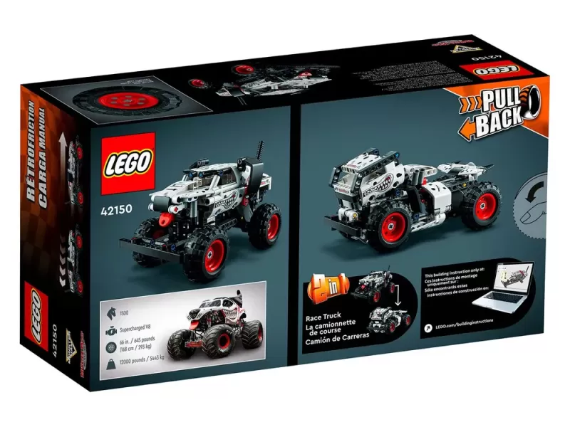 Конструктор LEGO Technic Внедорожник монстр-трак Далматин, 244 детали, 7+ photo 2